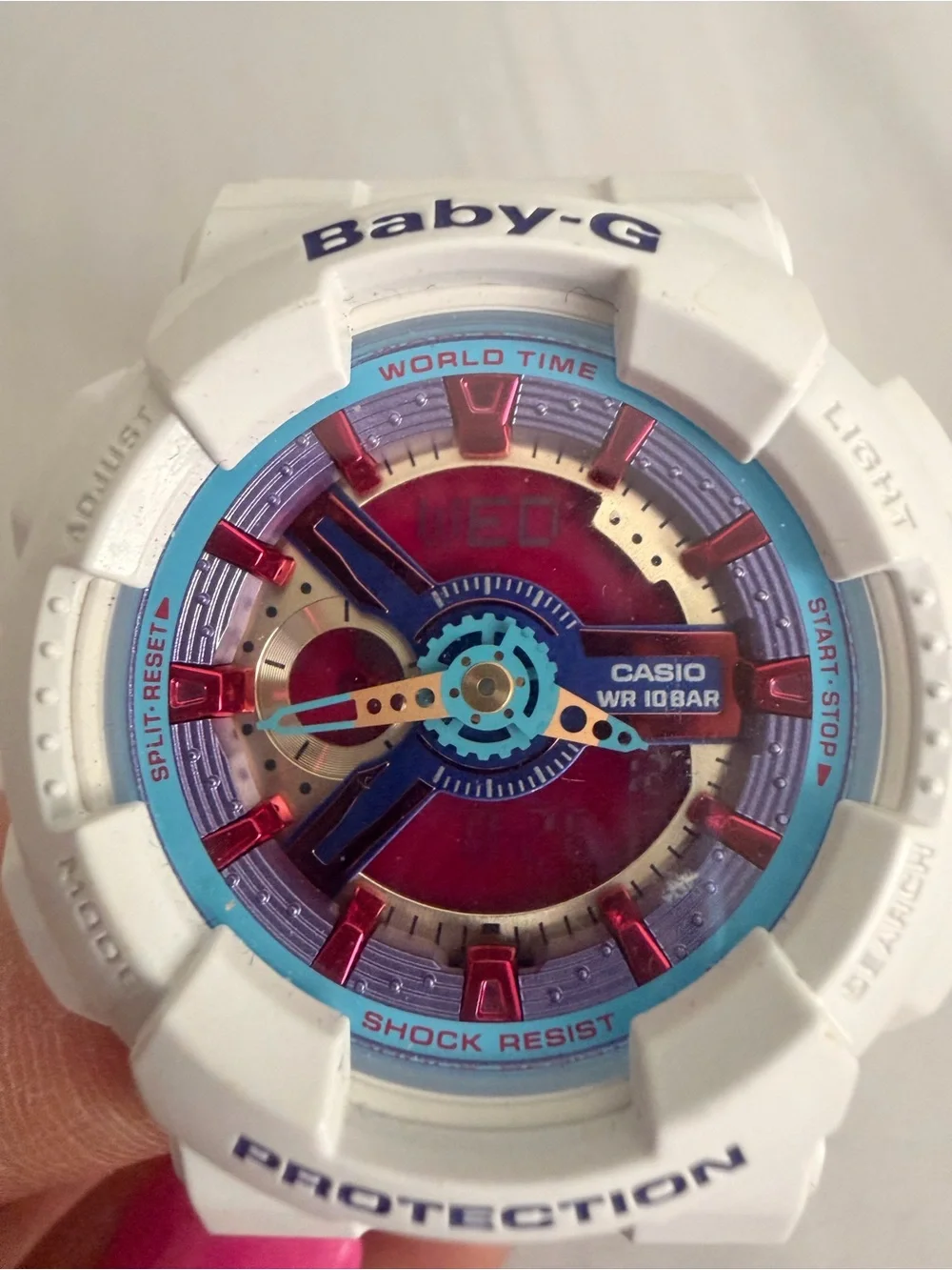 Casio Baby G white blue - New